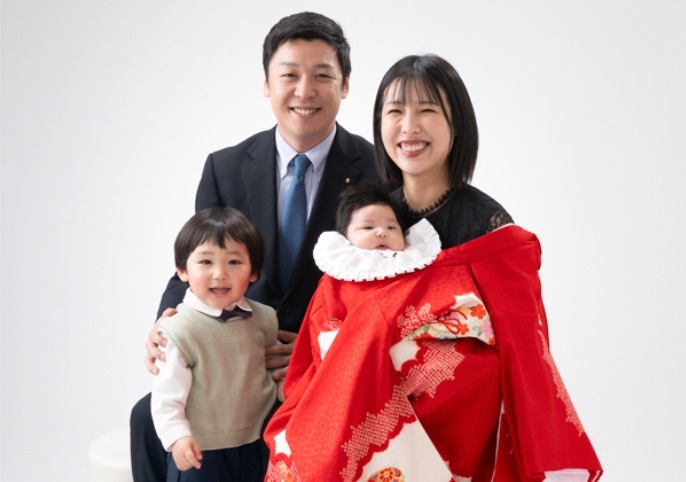 お宮参り写真
